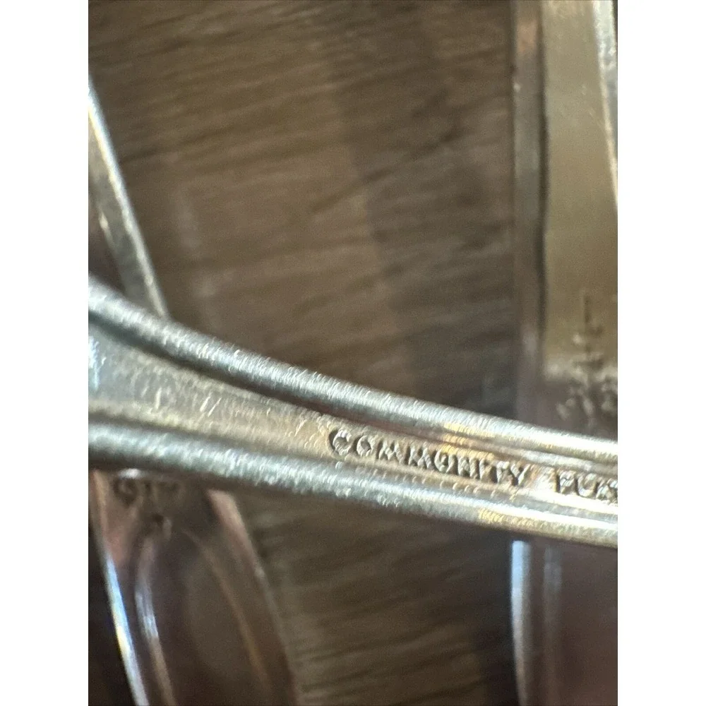 Oneida‎ Silverplate 3 Community 1917 Adam Pattern Tablespoons Flatware